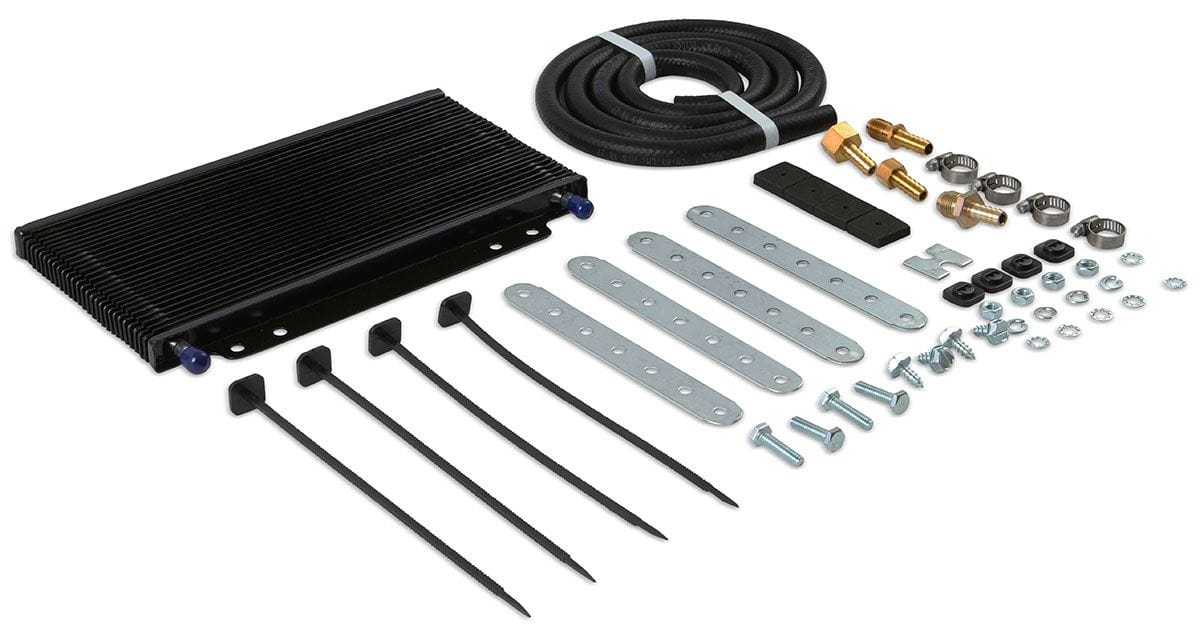 B&M Rated At 9,800 BTU, 11" x 5-3/4" x 3/4" (280 x 146 x 19mm) B&M Automatic Transmission SuperCooler BM70255 SR