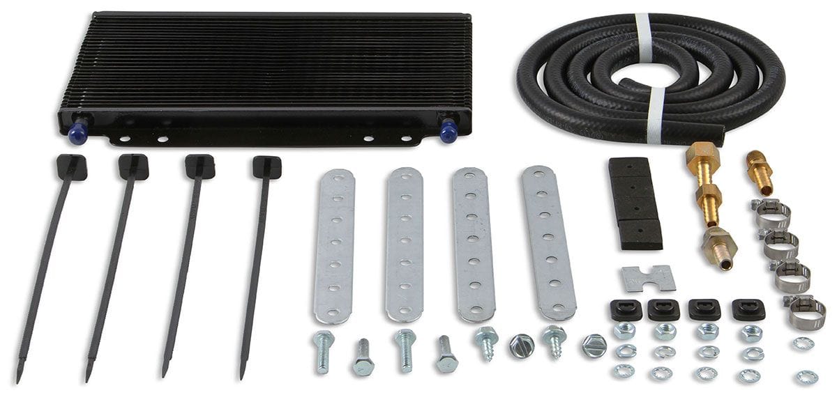 B&M Rated At 9,800 BTU, 11" x 5-3/4" x 3/4" (280 x 146 x 19mm) B&M Automatic Transmission SuperCooler BM70255 SR
