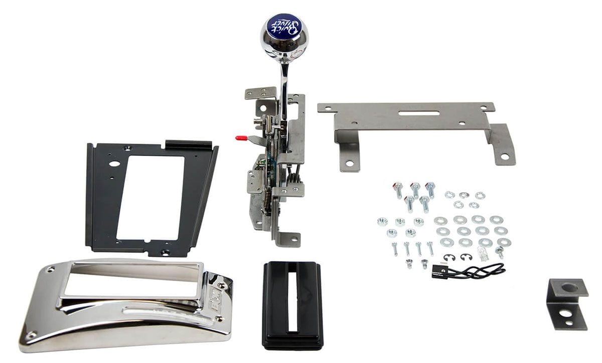 B&M Suit 1973-81 Camaro & 1970-81 Firebird, Ratchet 3 & 4 Speed Shifter B&M Console Quicksilver Shifter BM80688 SR