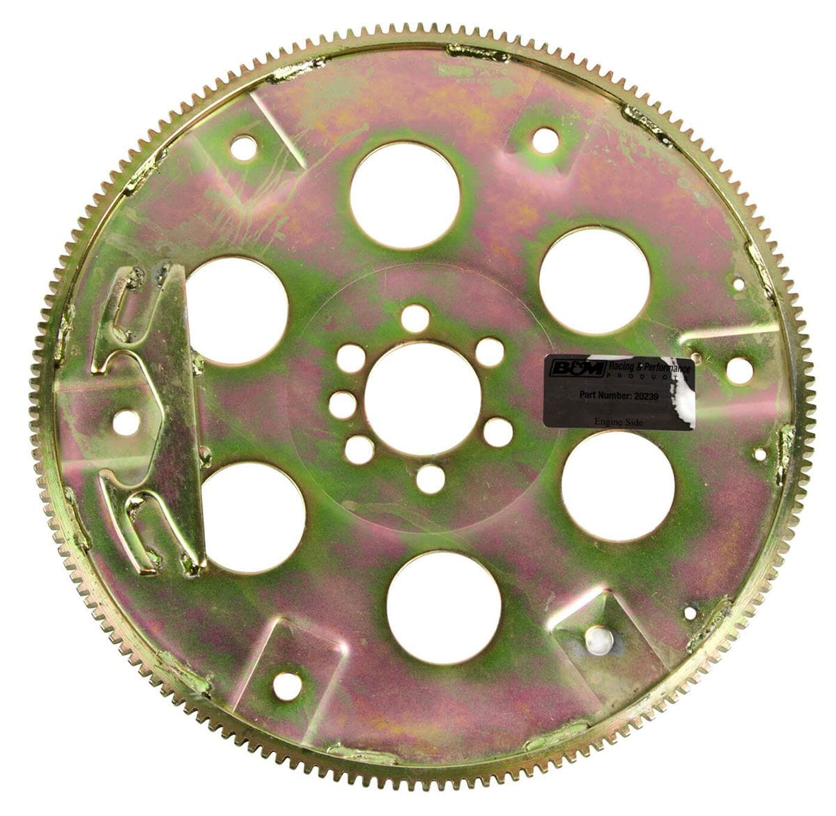 B&M Suit Late model SB Chev '86-'94 With 1-Piece Rear Seal, 168 Tooth, Ex B&M Flexplate - SFI 29.1 Approved BM20239 SR