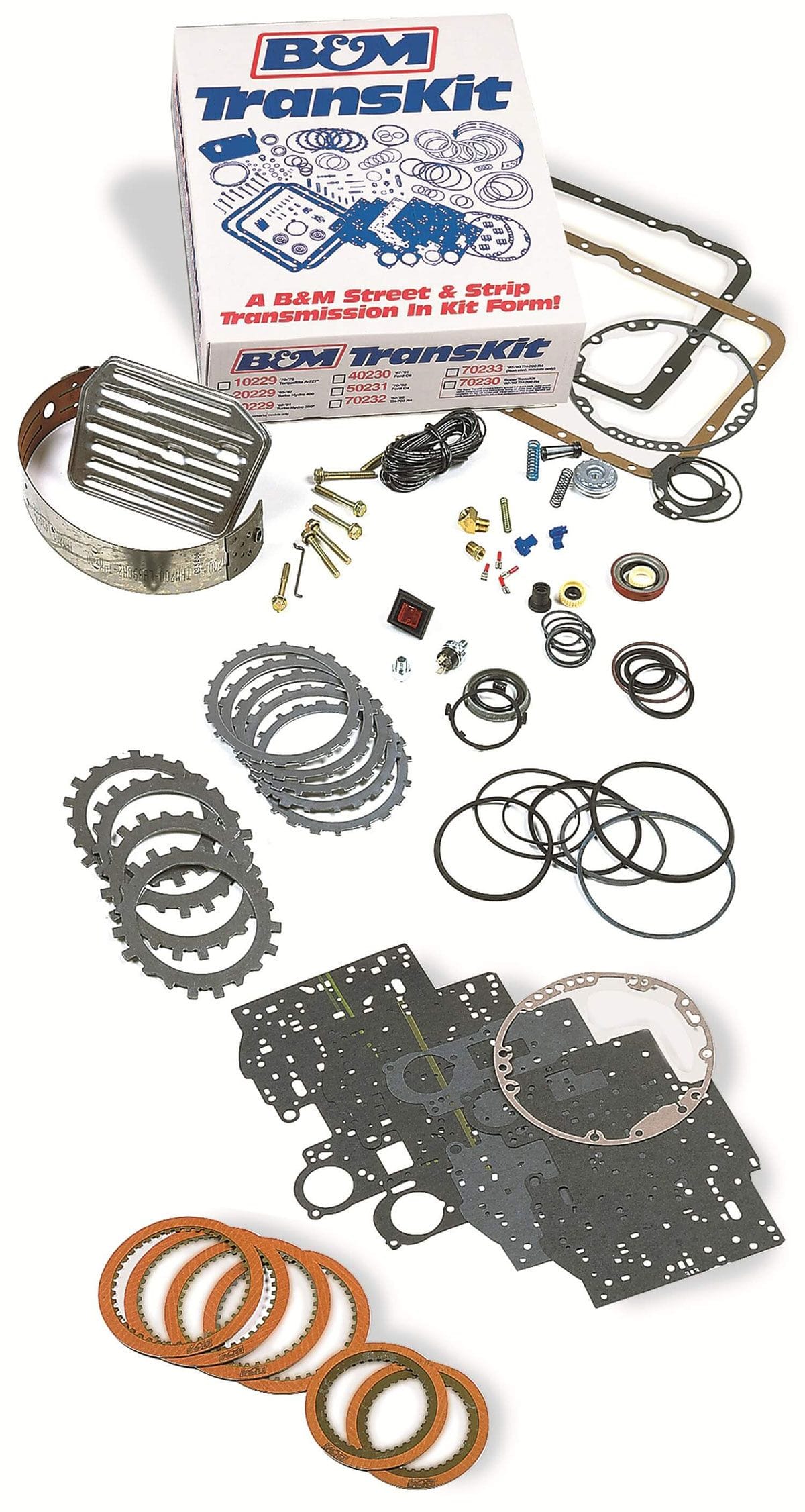 B&M TorqueFlite 70-'79 TF A-727 w/non lock-up converter, Auto Trans Rebui B&M Transkit BM10229 SR