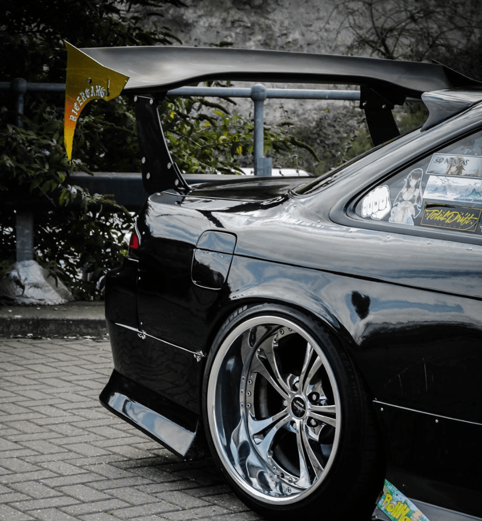 BCL - Big Country Labs Wing Kits Corner mount - FD / Honeycomb Carbon Fiber / 1850mm S14 240SX Atmosphere Demolisher - Complete Kit SR