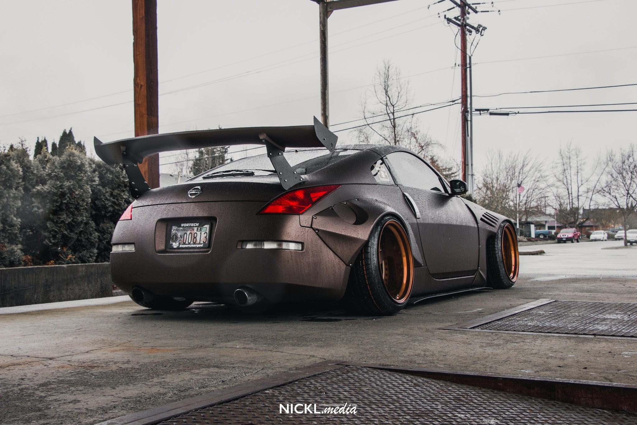 BCL - Big Country Labs Wing Kits FD / Carbon Fiber / 1700mm 350Z Atmosphere Demolisher - Complete Kit SR
