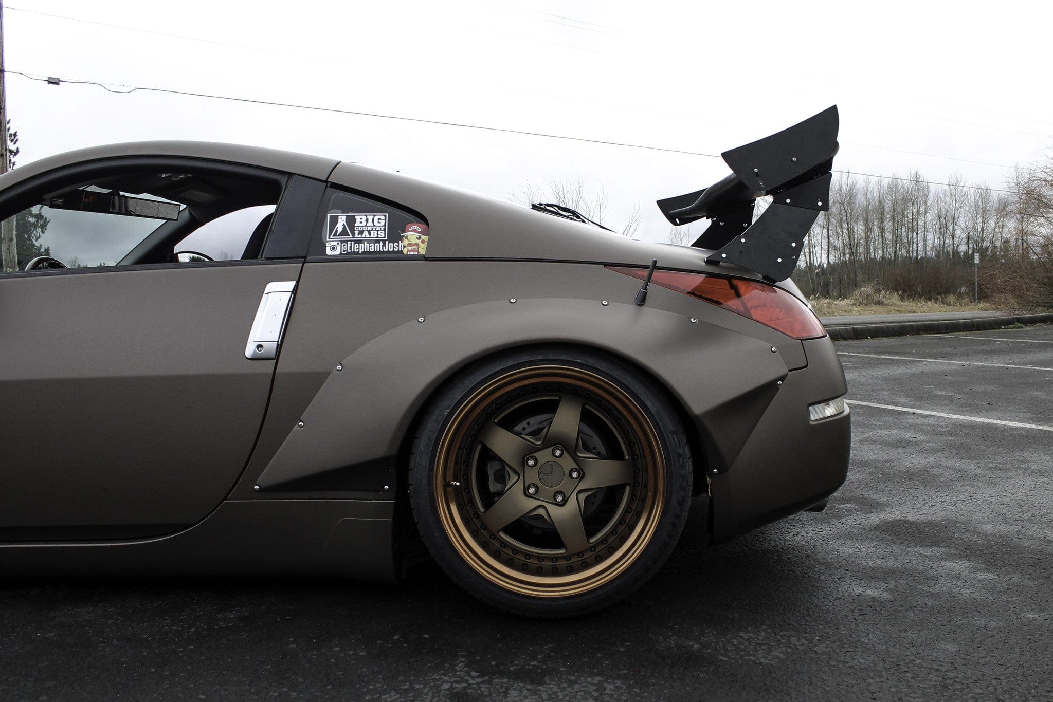BCL - Big Country Labs Wing Kits FD / Fiberglass / 1850mm 350Z Atmosphere Demolisher - Complete Kit SR