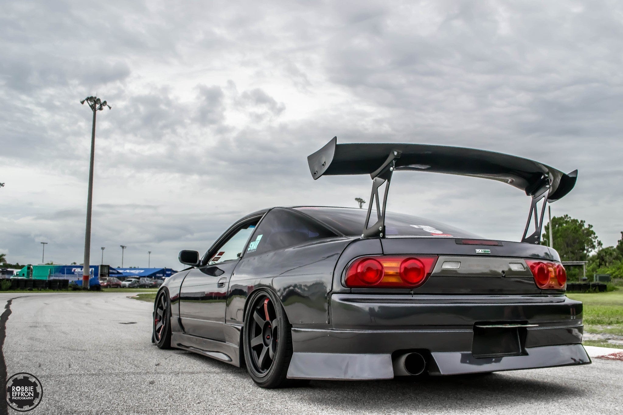 BCL - Big Country Labs Wing Kits Flat Mount + Street / Fiberglass / 1850mm S13 240SX Atmosphere Demolisher - Complete Kit SR