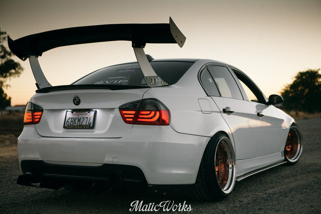 BCL - Big Country Labs Wing Kits FLUX - Manly / Carbon Fiber / 1700mm BMW Atmosphere Demolisher - Complete Kit SR