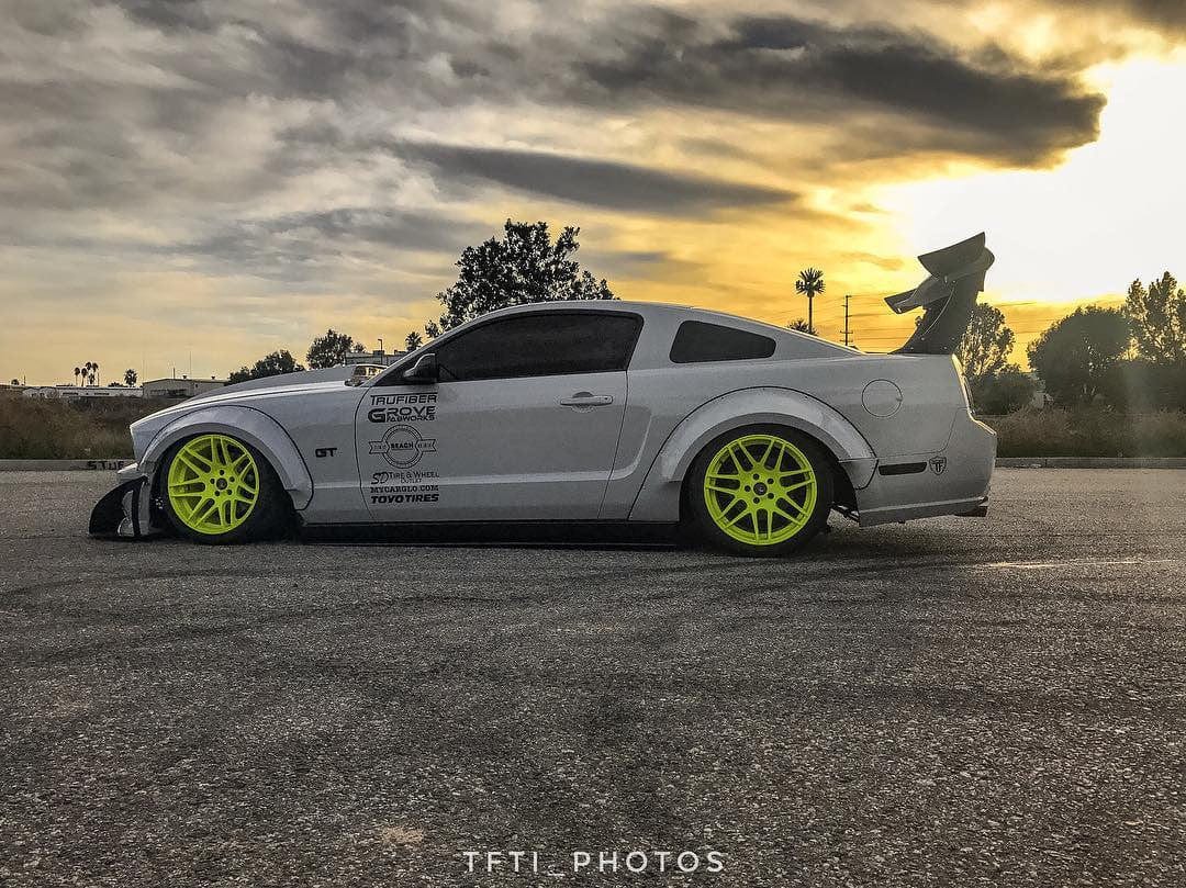 BCL - Big Country Labs Wing Kits Street / Fiberglass / 1700mm Mustang Atmosphere Demolisher - Complete Kit SR