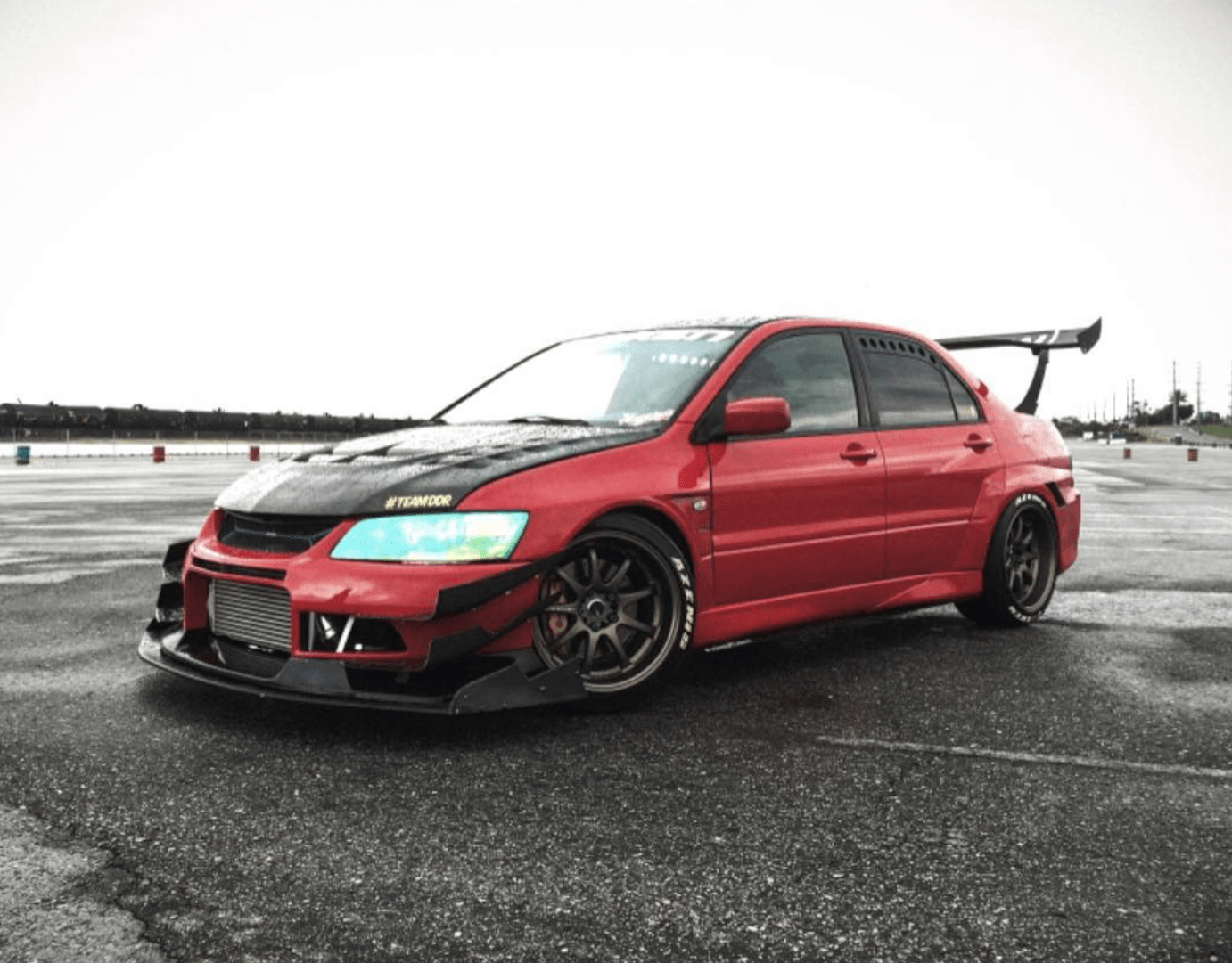 BCL - Big Country Labs Wing Kits Streets / Carbon Fiber / 1700mm EVO VIII and IX Atmosphere Demolisher - Complete Kit SR