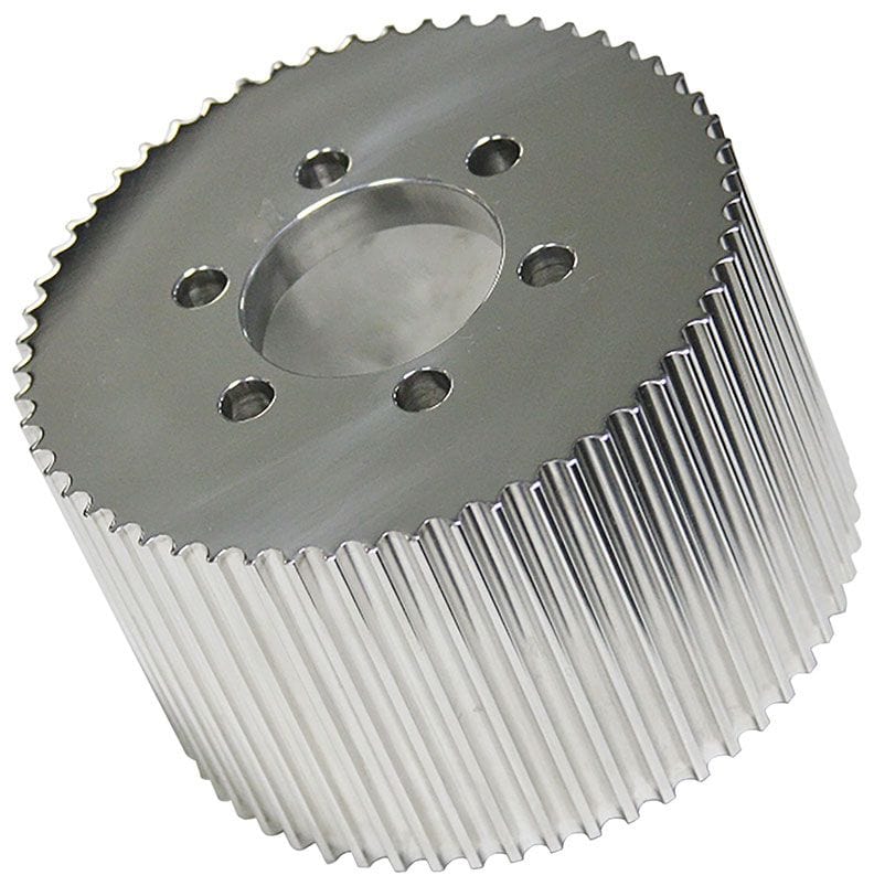 BDS 50 Tooth, 8mm Pitch, Polished Blower Drive Service Billet Supercharger Drive Pulley BDSBP-6850 SR