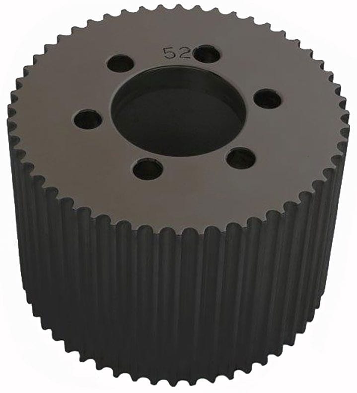 BDS 57 Tooth, 8mm Pitch, Black Blower Drive Service Billet Supercharger Drive Pulley BDSBP-6857B SR