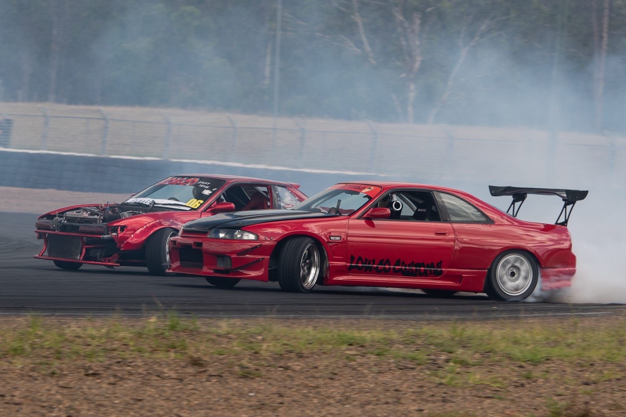 Big Country Labs Wing Kits Flat Mount - FD / Carbon Fiber / 1850mm SKYLINE ATMOSPHERE DEMOLISHER - COMPLETE KIT SR