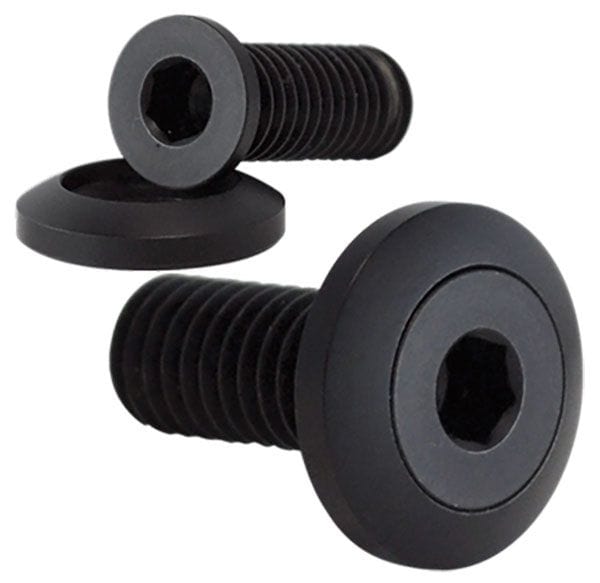 BILLET 5/16-18 x 1" Bolt With 1" O.D Washer Billet Specialties Black S/S Pro Bolt BSBLK66115 SR