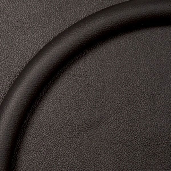 BILLET Black Leather Billet Specialties 15.5" Steering Wheel Leather Half Wrap BS33008 SR