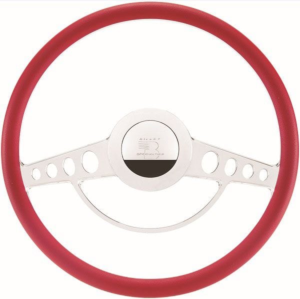 BILLET Half Wrap, Horn Button and Adapter Sold Separately Billet Specialties 15.5" Billet "Classic" Steering Wheel BS34725 SR