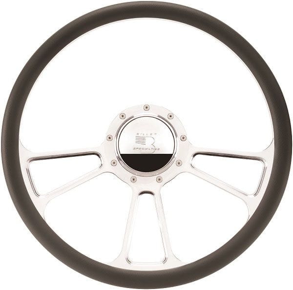 BILLET Half Wrap, Horn Button and Adapter Sold Separately Billet Specialties 15.5" Billet "Vintec" Steering Wheel BS34425 SR
