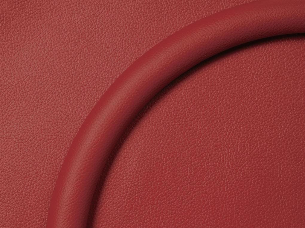 BILLET Red Leather Billet Specialties 14" Steering Wheel Half Wrap BS29005 SR