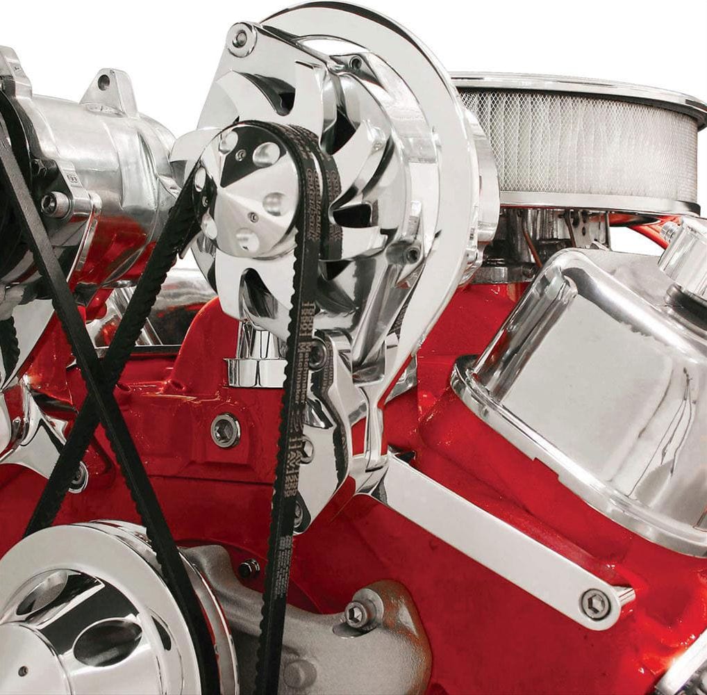 BILLET Suit BB Chev Top Mount Alternator (Short W/P) Billet Specialties Independent Mount Brackets BS10520 SR