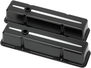 Billet Specialties Aluminium Streamline Valve Covers - Black BS95224