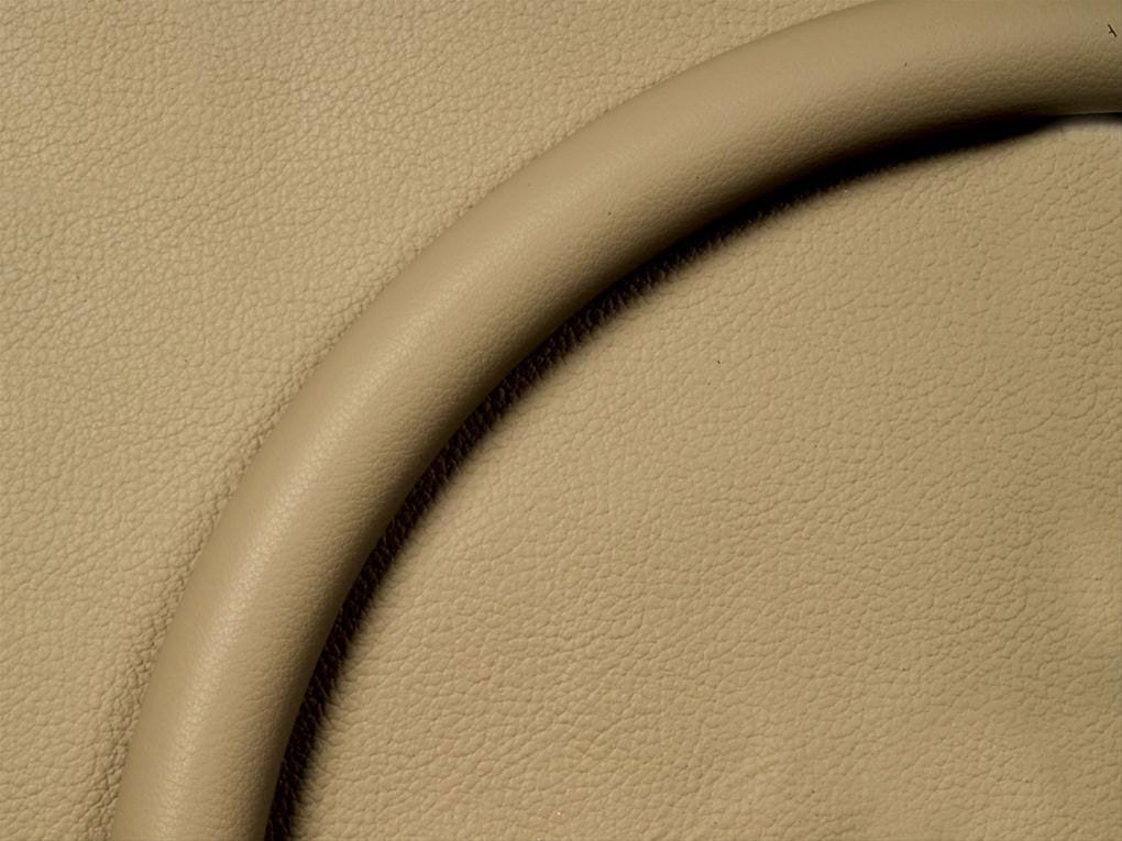 BILLET Tan Leather Billet Specialties 14" Steering Wheel Half Wrap BS29002 SR