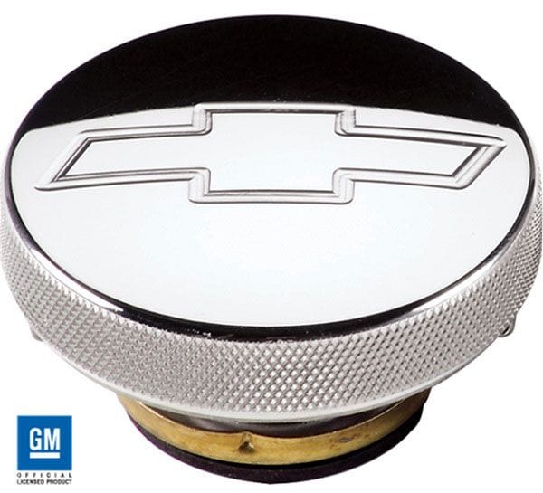 BILLET With Bowtie Logo, 16lb Billet Specialties Radiator Cap - Polished BS75320 SR