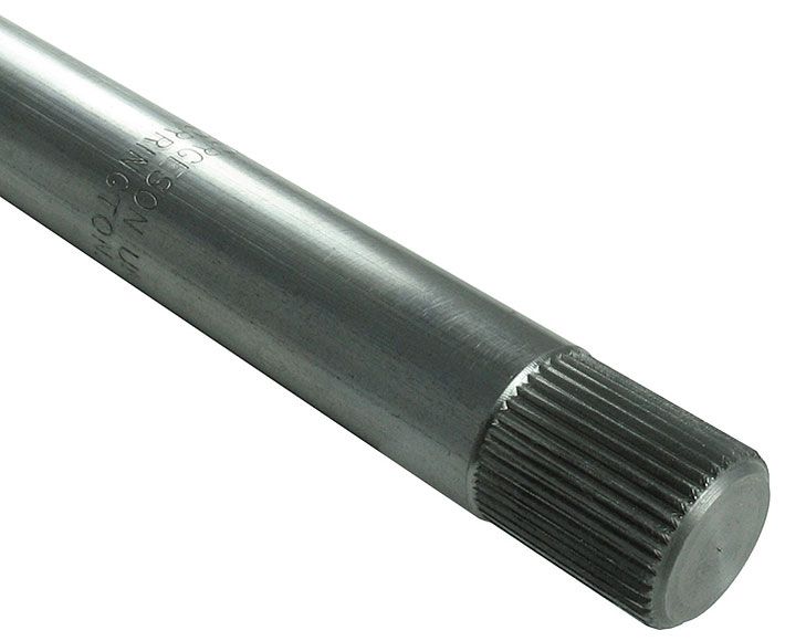 BORGESON Borgeson Stainless Steel Round Steering Shaft, 18" 3/4-16 x 3/4-36 BOR419218 SR