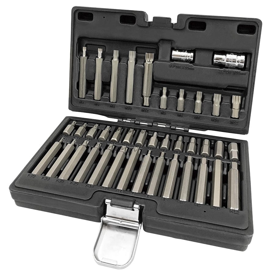 Chicane Tools HEX KEYS 10 PIECE 1/2" DR IMPACT DRIVER SET SR