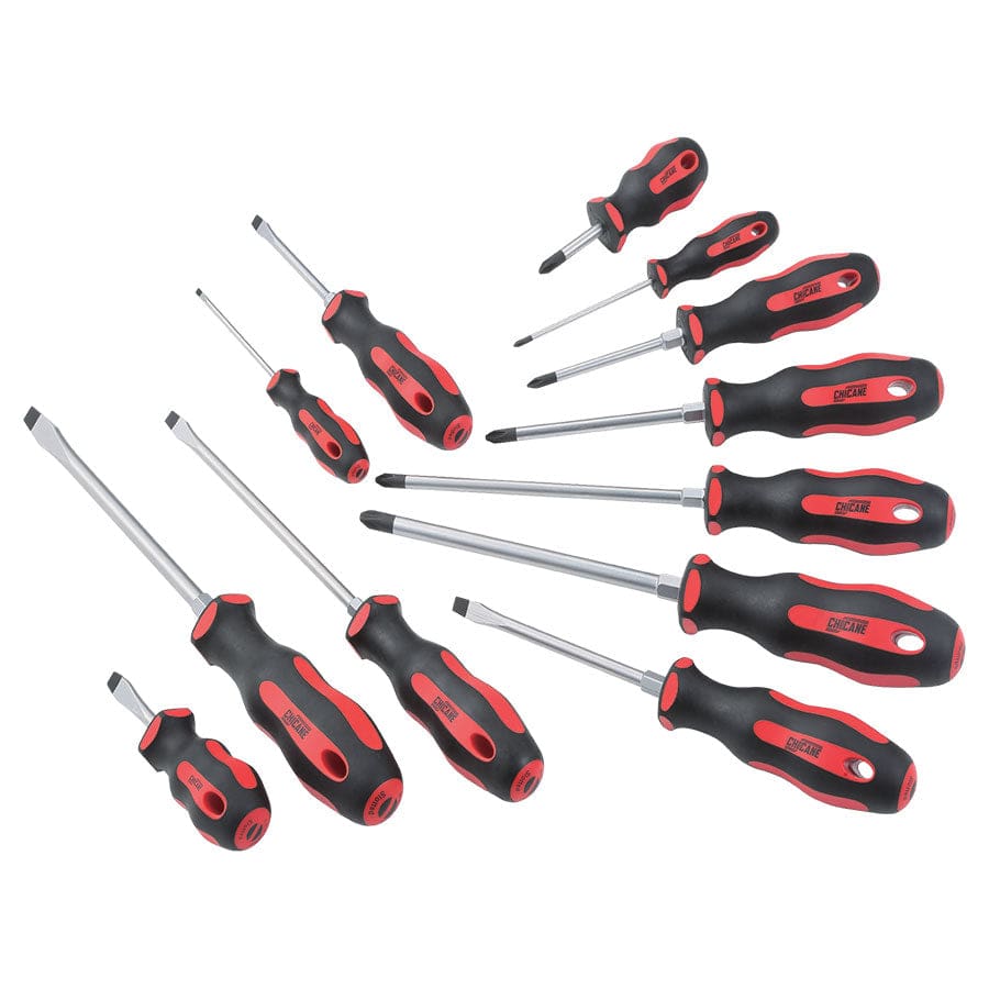 Chicane Tools SCREWDRIVERS 12 PIECE SCREWDRIVER SET SR