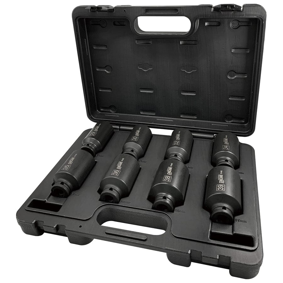 Chicane Tools SOCKET SETS 8 PIECE 1/2" DRIVE AXLE NUT SOCKET SET SR