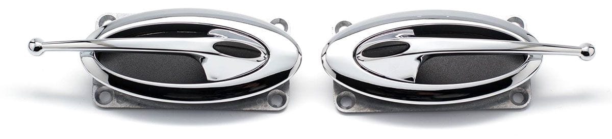 CLAYTON Clayton Billet Elliptical Ball End Door Handle CLA-EL502 SR
