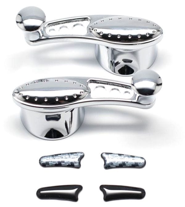 CLAYTON Clayton Chrome Billet 1/4 Vent Window Crank Handles CLA-PT104 SR