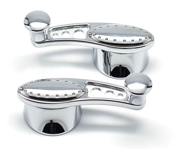 CLAYTON Clayton Chrome Billet 1/4 Vent Window Crank Handles CLA-PT104EF SR