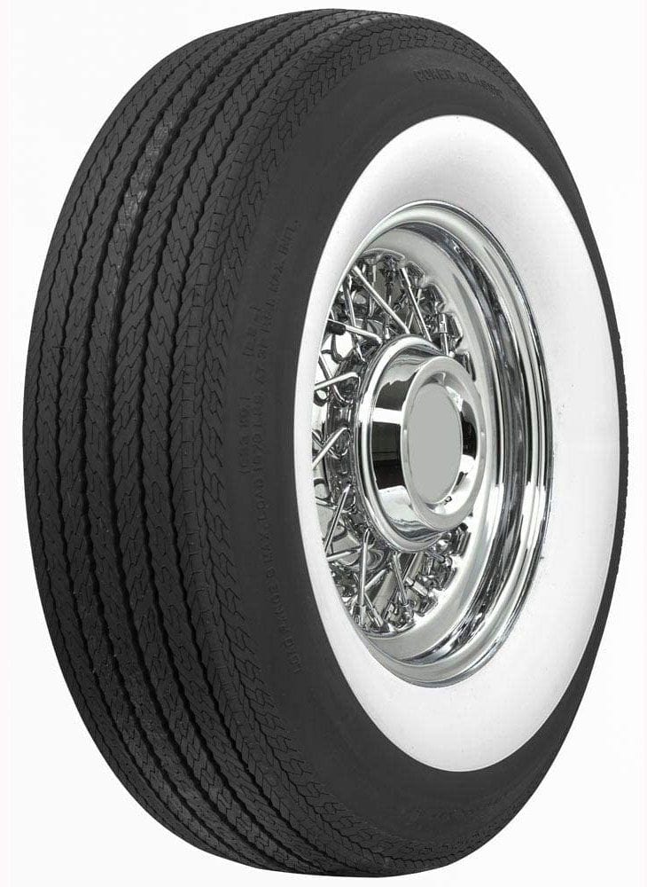COKER Coker L78-15 Bias Ply Tyre With 3" Whitewall TIRCOL7815W-3 SR