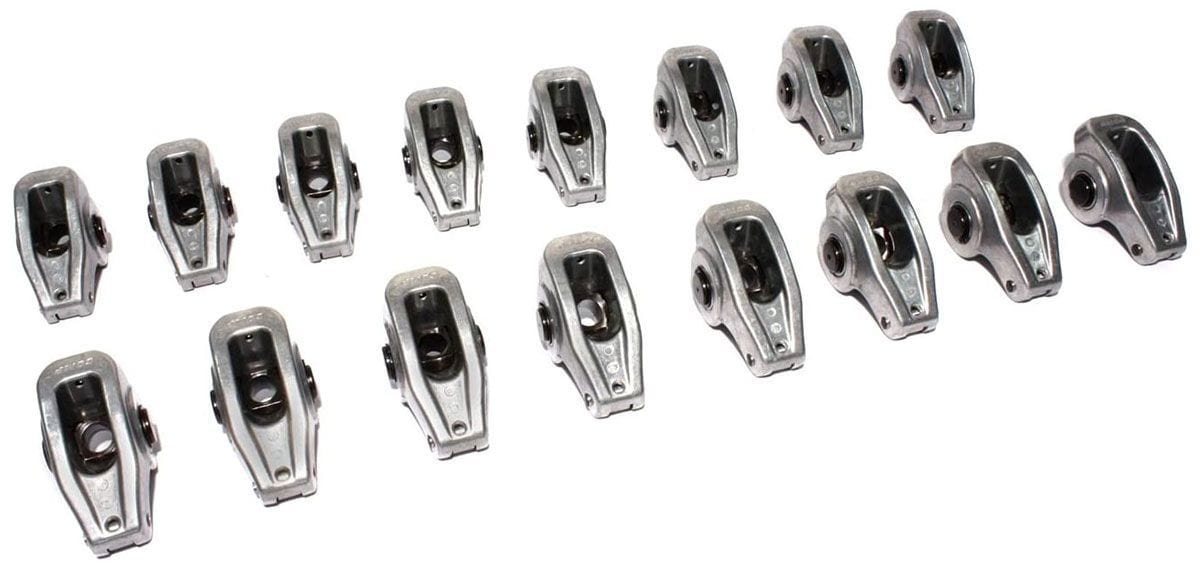COMP Suit Ford Boss 302, 351C, 429 - 469 COMP Cams High Energy Die Cast Aluminium Roller Rocker Arms 7/16" Stud Dia, 1.73 Ratio CO1 SR