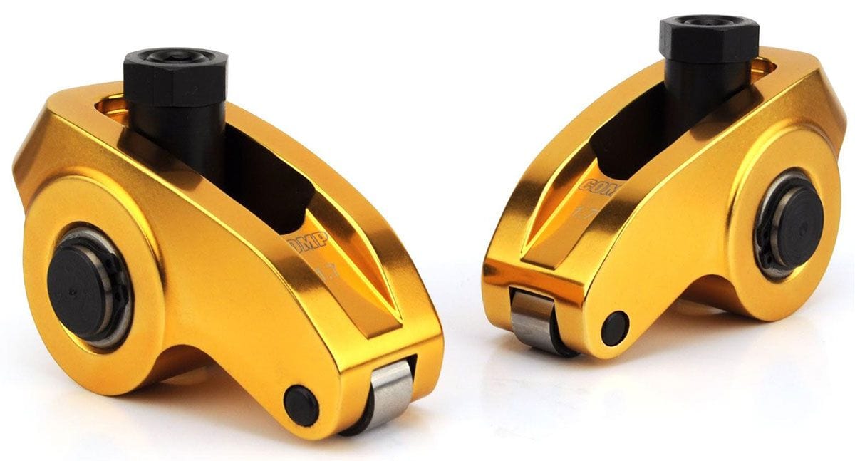 COMP Suit SB Ford 289-351W, 1.72 Ratio With 7/16" Stud COMP Cams Ultra Gold Roller Rockers CO19049-16 SR
