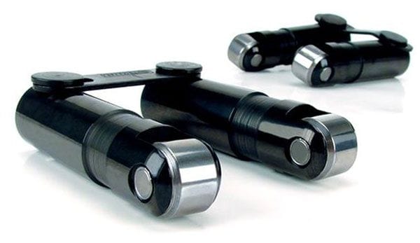 COMP Suit Small Block Chevy 265 - 400 Retro- Fit for Early Model Blocks COMP Cams Short Travel Hydraulic Roller Lifters, Short Travel, Race Type CO15853-16 SR