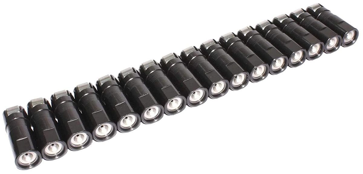 COMP Suit Small Block Chevy 305 - 350 1987 - On COMP Cams Short Travel Hydraulic Roller Lifters, Short Travel, Race Type CO15850-16 SR