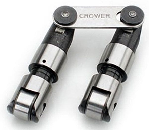 CROWER SB Chevy will fit Tall Lifter Bore - High Pressure Pin Oiling Crower Severe-Duty Cutaway O/size Bearing Solid Roller Lifters .903" dia./.812" Bearing SR