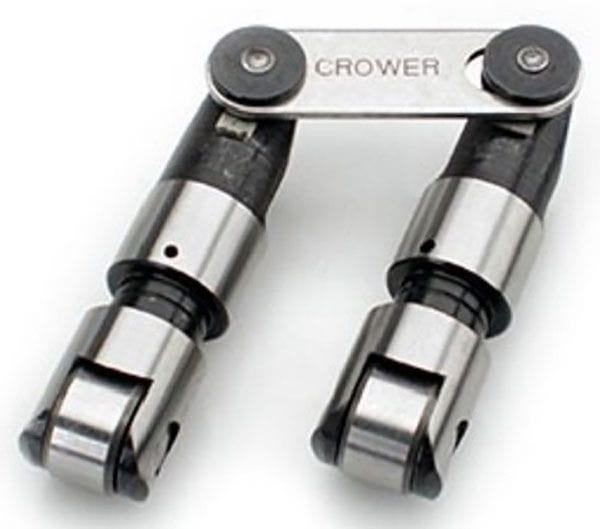 CROWER Suit SB Ford 289-302-351 Windsor, .150 Intake Offset with High Pressu Crower Severe-Duty Cutaway Solid Roller Lifters, .842" dia./.750" Bearing C66378H-16 SR