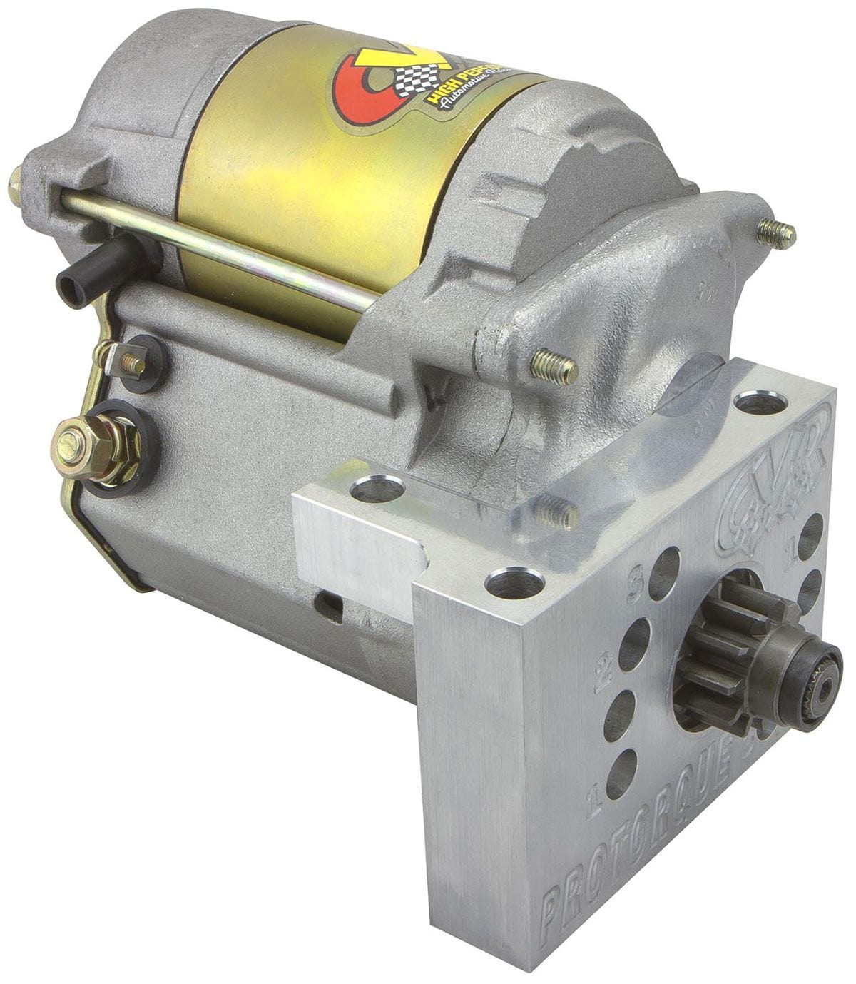 CVR Chevy Staggered Mount 168 Tooth Flywheel, 5 adjustable positions CVR Protorque Starter Motor - 1.9 HP CVR5323OS SR