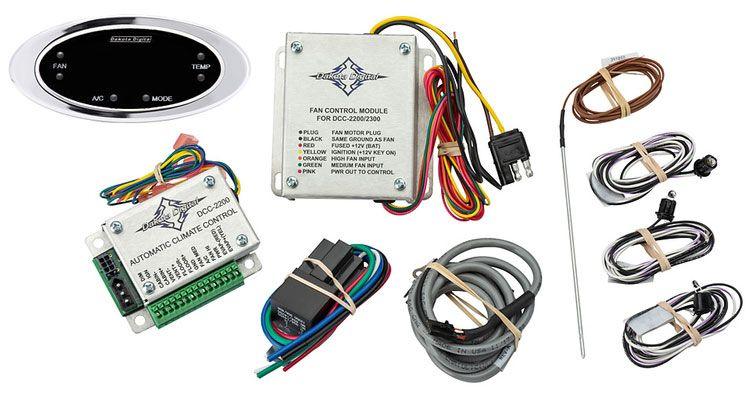 DAKOTA Dakota Digital Dakota Digital Elliptical Digital Climate Control for Vintage Air Gen II DAKDCC- SR
