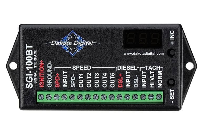 DAKOTA Dakota Digital Universal Speedometer and Tachometer Interface DAKSGI-100BT SR