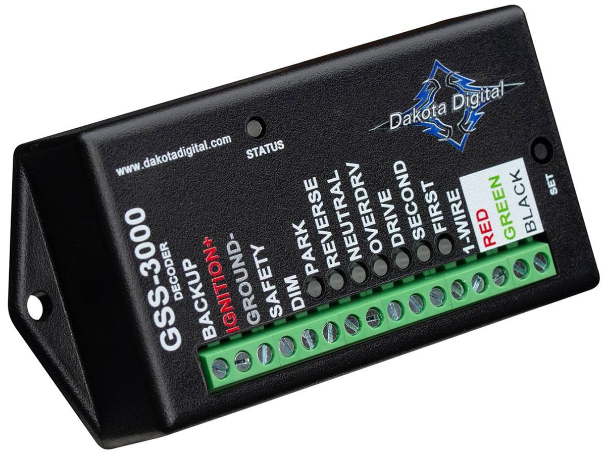 DAKOTA Suit RTX, HDX, VFD and VHX Instrument Systems Dakota Digital Universal Gear Shift Sending Unit DAKGSS-3000 SR