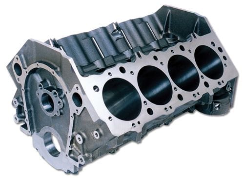 Dart Dart Dart Dart Big M Cast Iron BB Chev Engine Block with 4-Bolt Steel Caps (DA31263444) SR