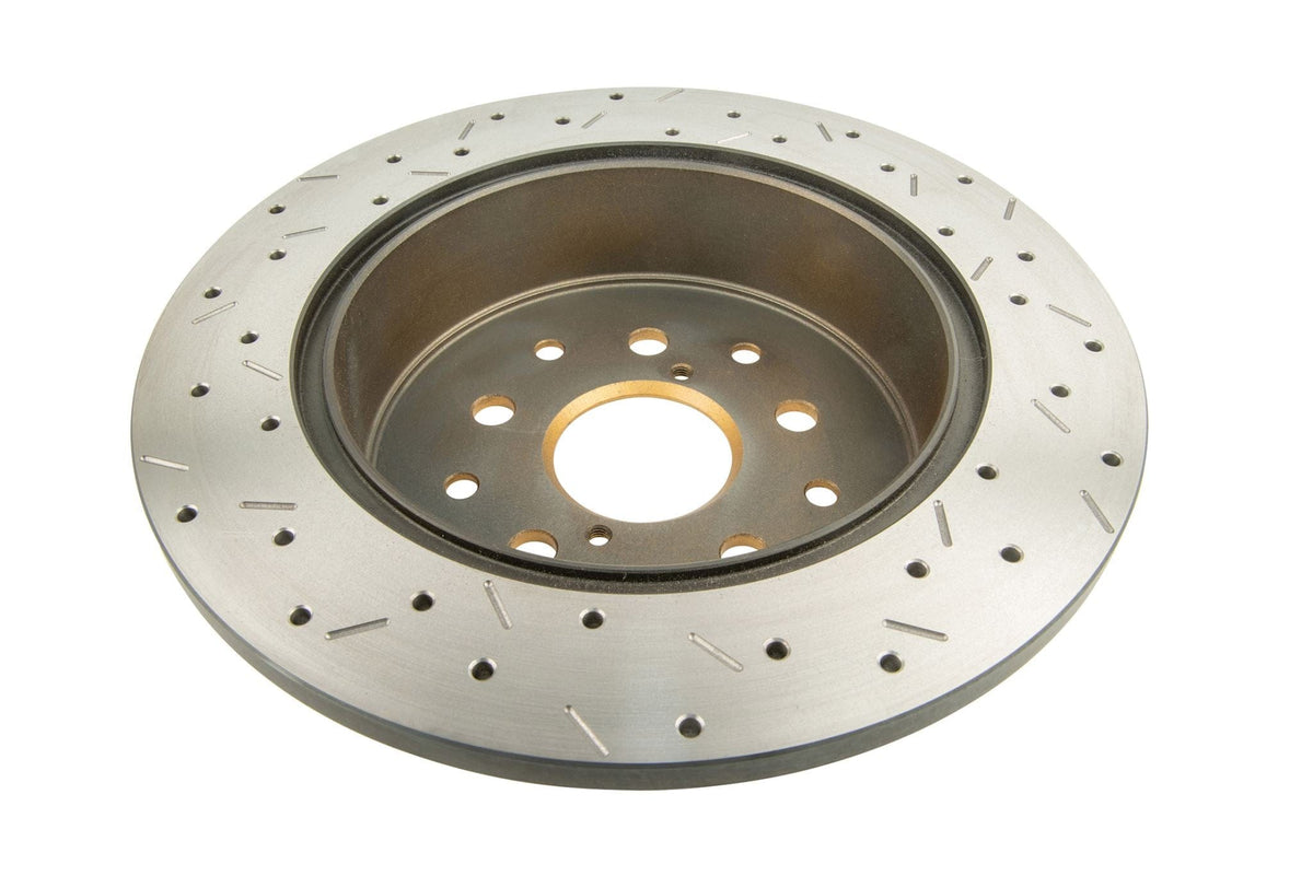 DBA Brakes Disc Rotors DBA 4000 XS SLD Rear Disc Brake Rotors Toyota JZS147 Cross-drilled slotted (DBA4749XS) SR