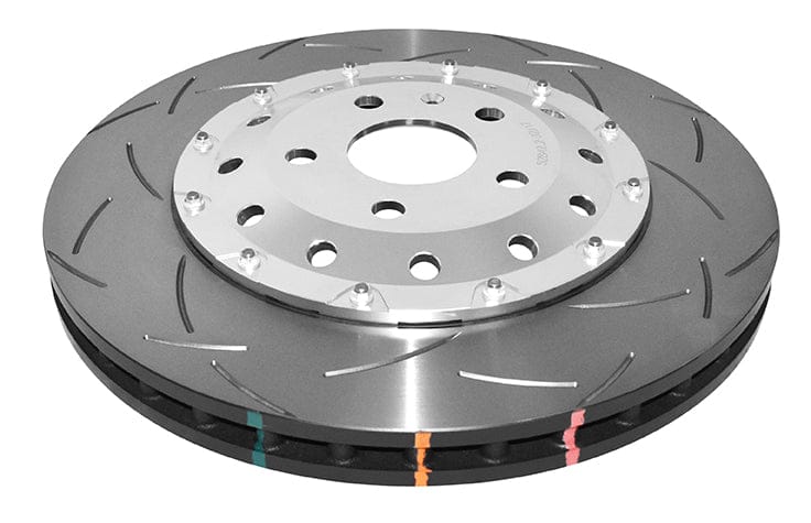 DBA Brakes Disc Rotors DBA KP Front Disc Brake Rotors Audi 8J3 5000 2-piece Clear Anodised Hat 370mm x 32mm (DBA52842SLVS) SR