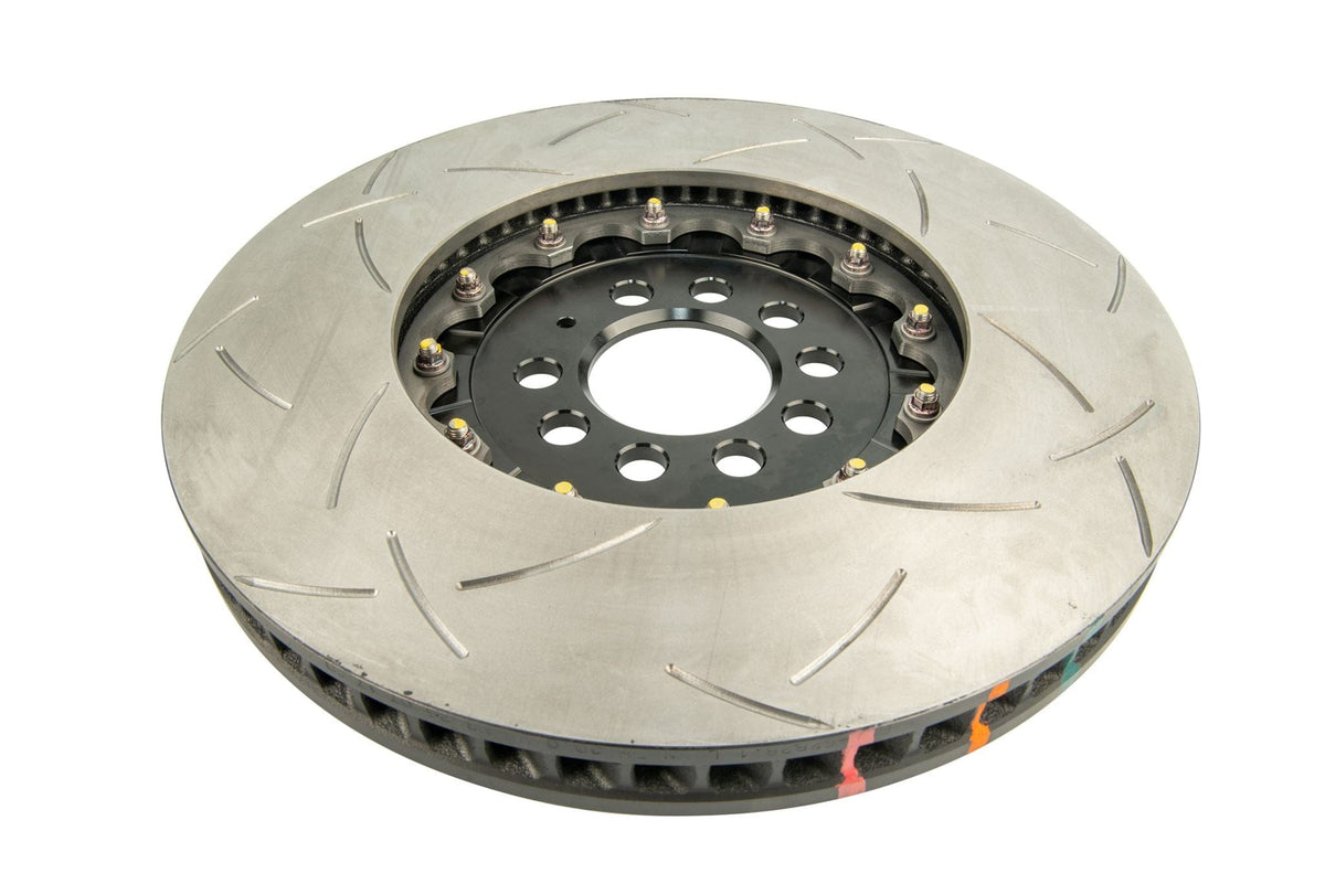 DBA Brakes Disc Rotors DBA T3 Slot Front Disc Brake Rotors VW Golf 5000 2-piece Black Hat Left Hand 60CV (DBA52828BLKLS) SR