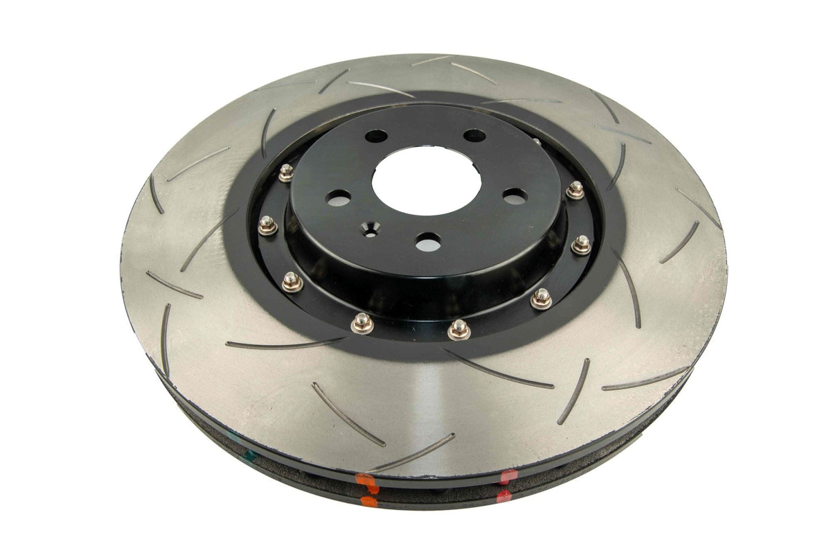 DBA Brakes Disc Rotors DBA T3 Slot KP Front Disc Brake Rotors Audi 8RB 5000 2-piece Black Hat 380mm x 36mm (DBA52774BLKS) SR