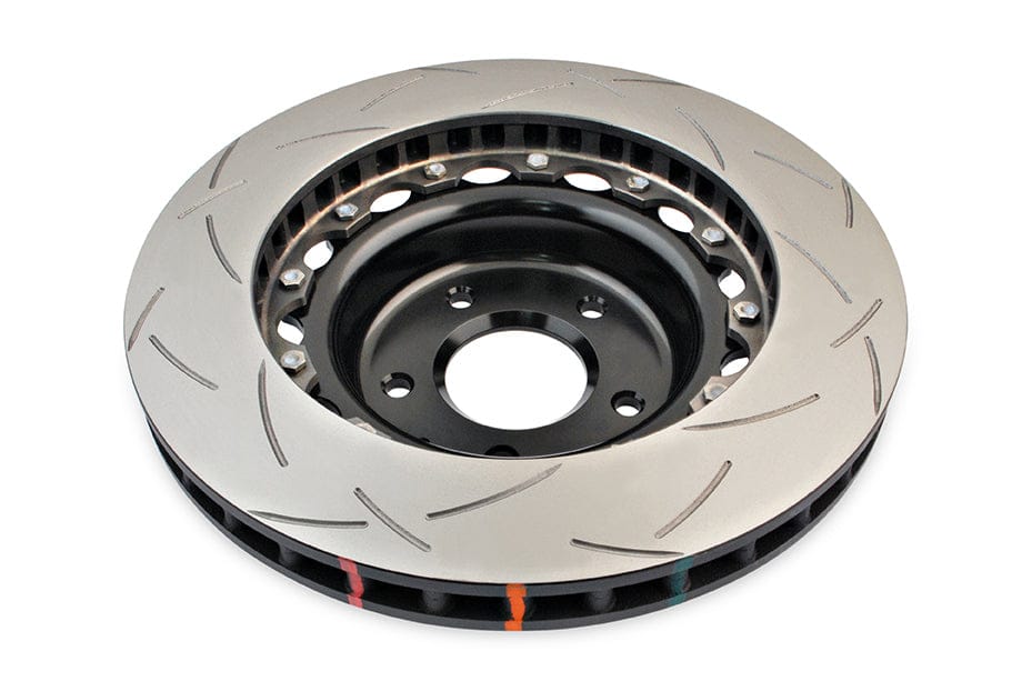 DBA Brakes Disc Rotors DBA T3 Slot KP Front Disc Brake Rotors HSV Maloo VZ 05-07 5000 2-piece Black Hat (DBA52018BLKS) SR