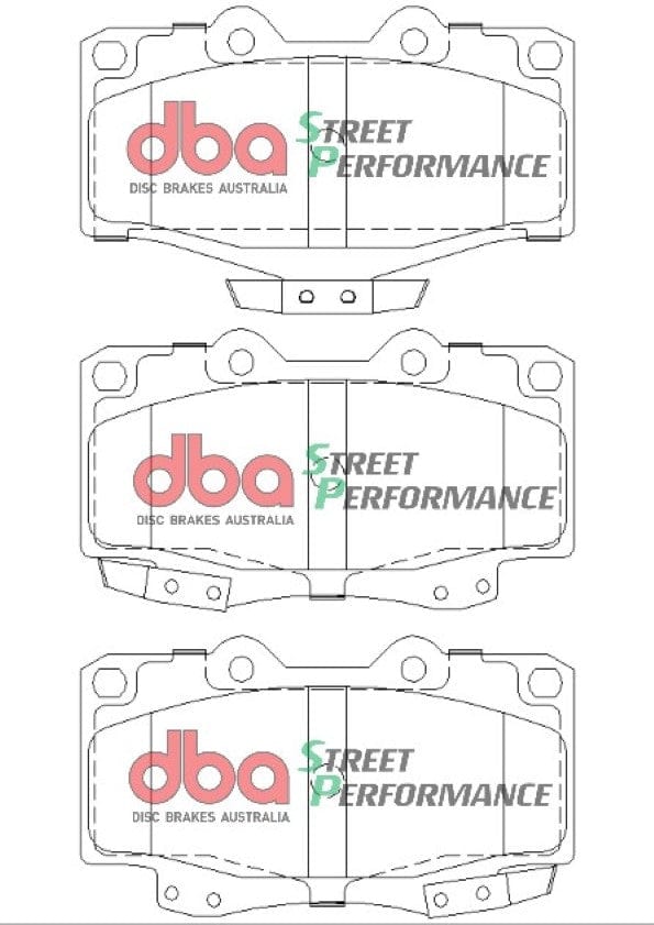 DBA Drum Brake Pad to suit Toyota Land Cruiser 90-07 DBA SP PERFORMANCE Front SR