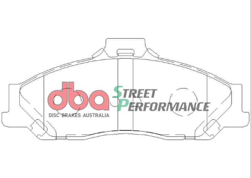 DBA Drum Ford Australia Courier PH/PG/PC/PD/PE/ 79-06 DBA SP PERFORMANCE Front Brake Pad SR